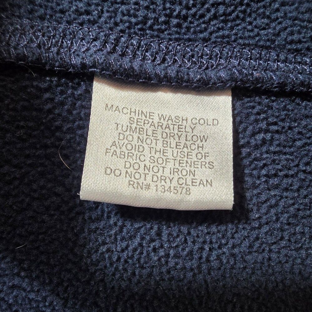 Vineyard Vines Fleece Pullover Women's XL Blue 1/4 Zip Mock Neck Sweater Casual - Picture 4 of 10